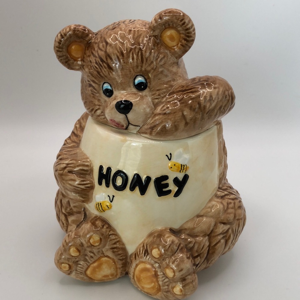 MSR Imports Vtg. 1996 Honey bee Bear jar